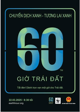 Một số khẩu hiệu tuyên truyền hưởng ứng Chiến dịch Giờ Trái đất năm 2025